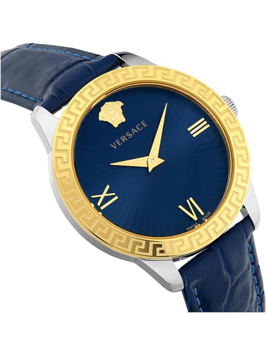 Versace 38 mm Blue Dial Analog Women Watch VEVC00219