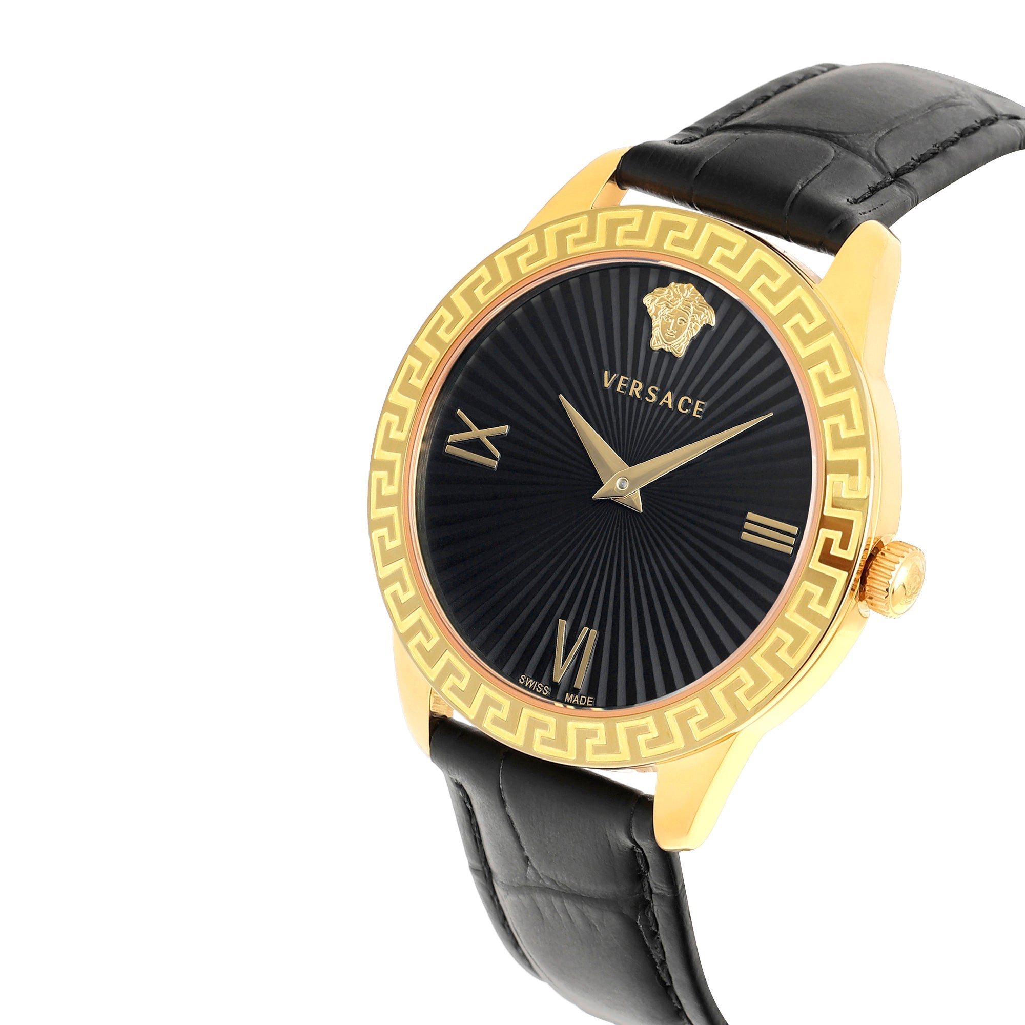 Versace 38 mm Black Dial Analog Women Watch VEVC00319