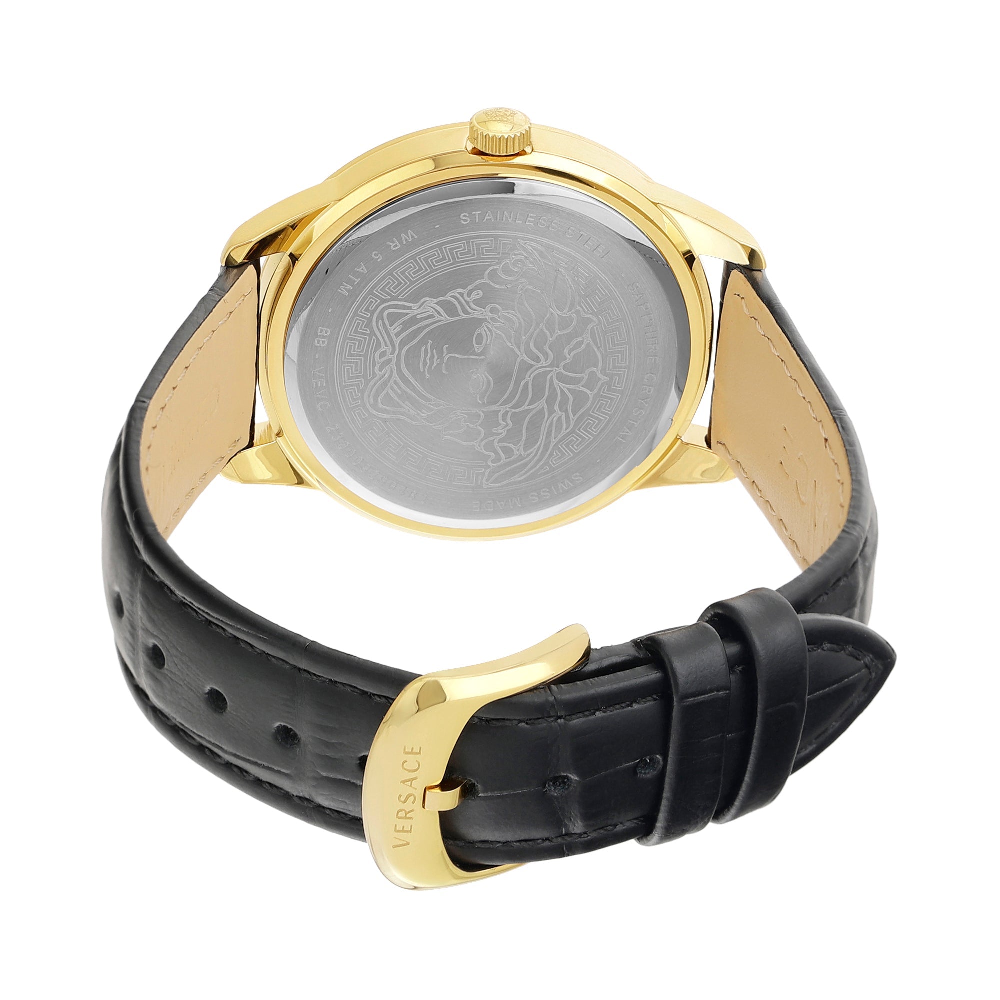 Versace 38 mm Black Dial Analog Women Watch VEVC00319