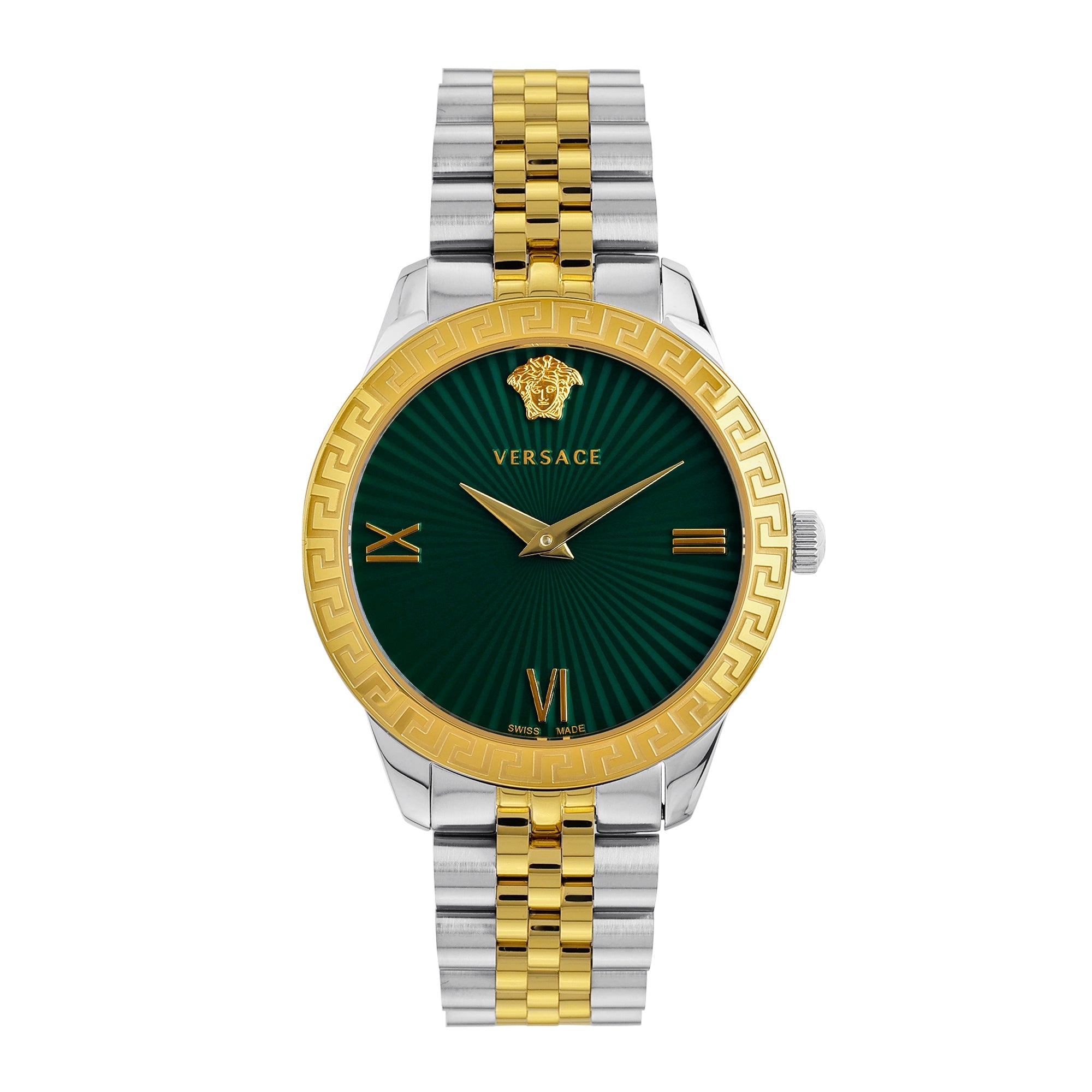 Versace 38 mm Green Dial Analog Women Watch VEVC01021