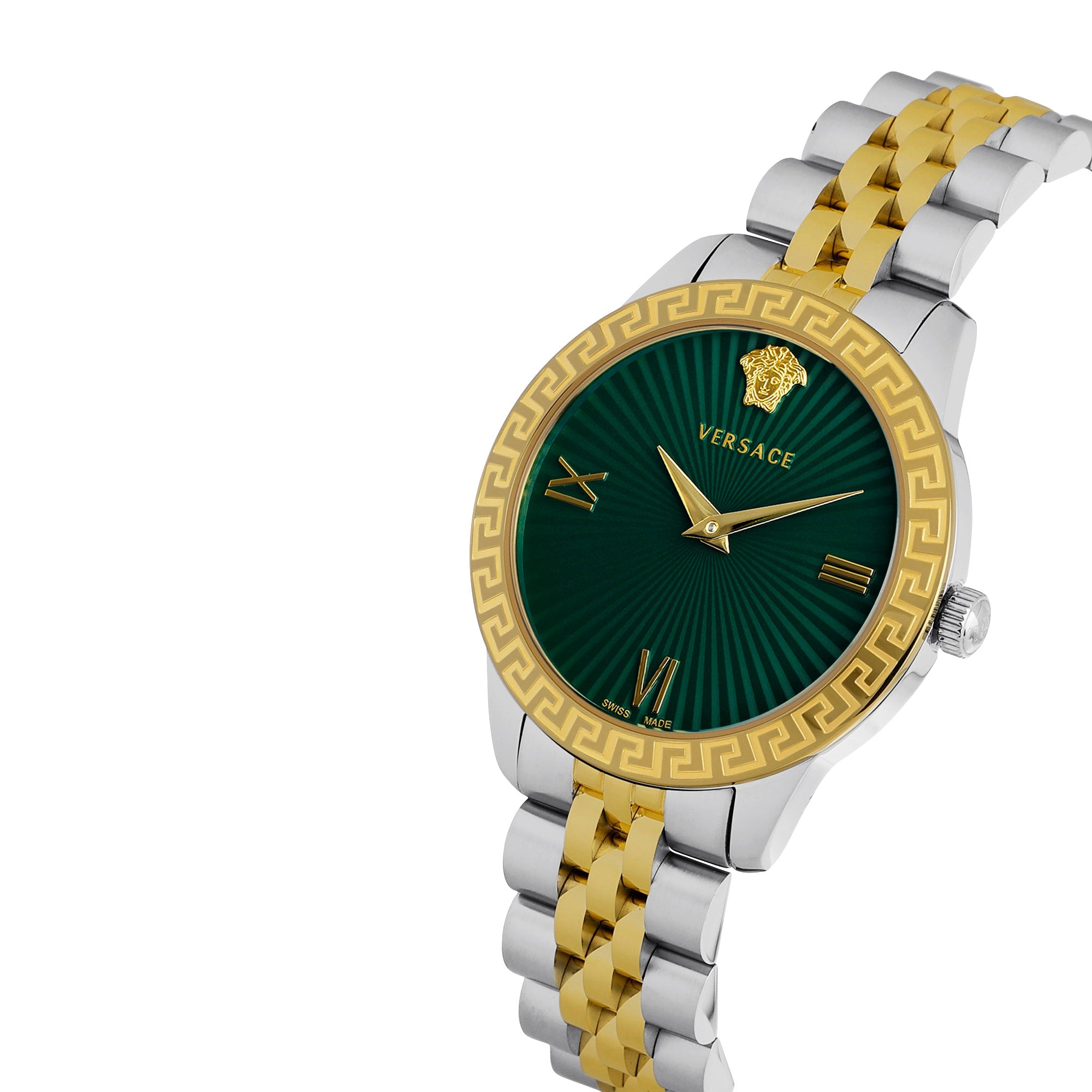 Versace 38 mm Green Dial Analog Women Watch VEVC01021