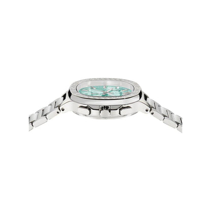 Versace V-Lady 40 mm Turquoise Dial Unisex Chrono Watch- VEVCA0324
