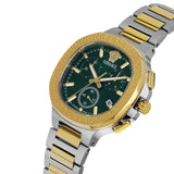 Versace V-Lady 40 mm Green Dial Unisex Chrono Watch- VEVCA0624