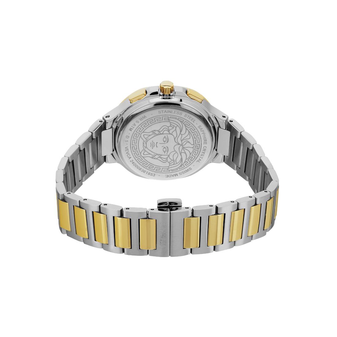 Versace V-Lady 40 mm Green Dial Unisex Chrono Watch- VEVCA0624