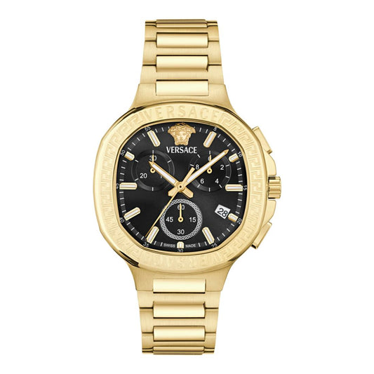 Versace V-Lady 40 mm Black Dial Unisex Chrono Watch- VEVCA0724
