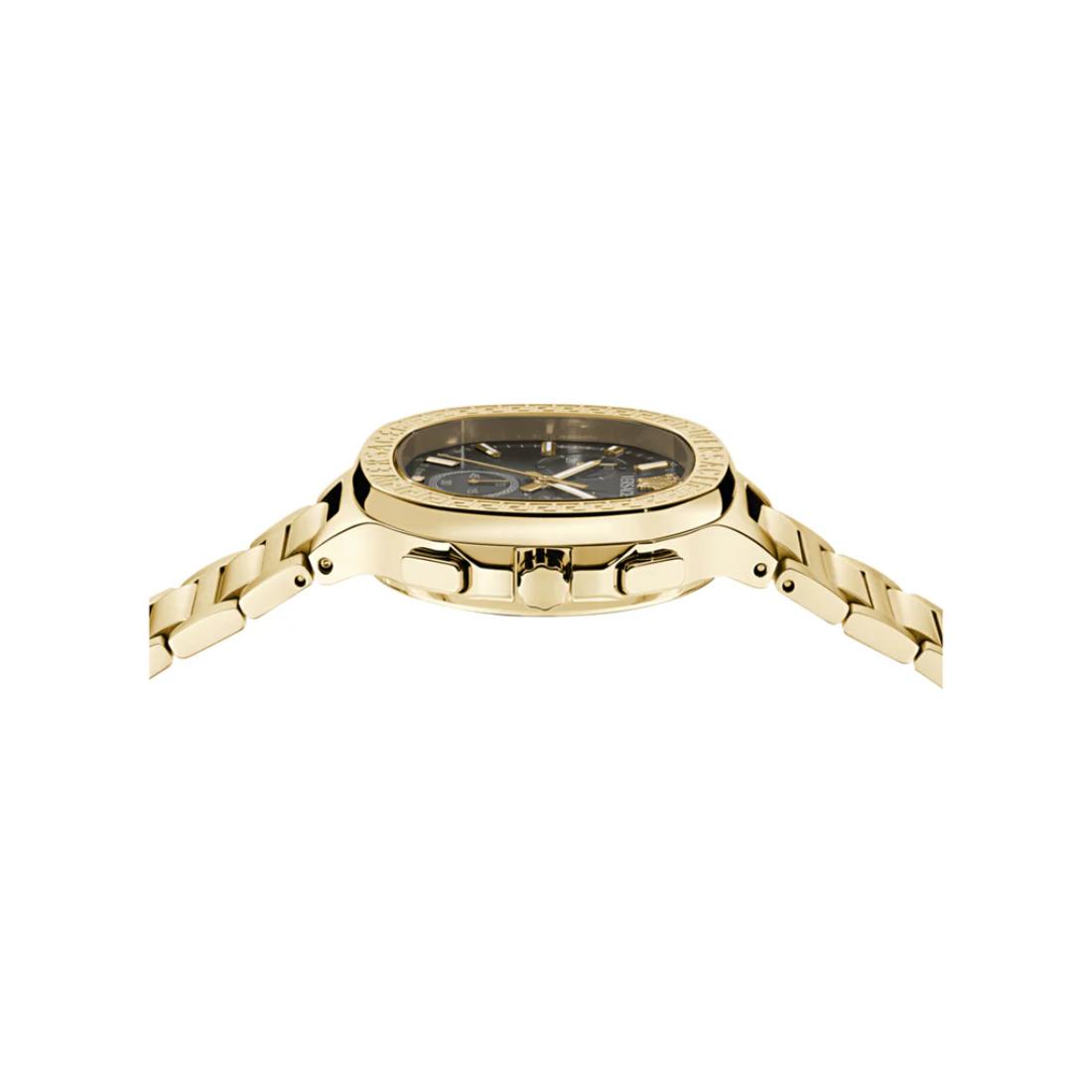 Versace V Lady 40 mm Black Dial Unisex Chrono Watch VEVCA0724
