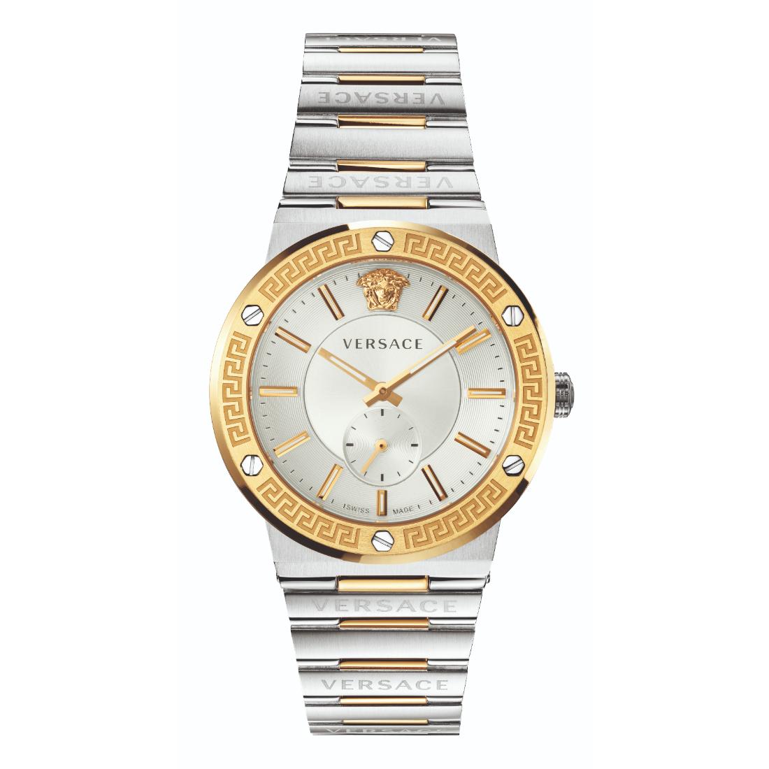 Versace Greca Logo-Vi 41 mm Black Dial Men Analog Watch- VEVI00320