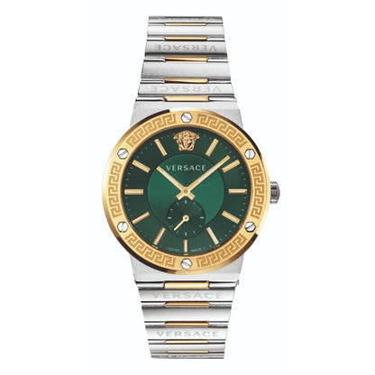 Versace Greca Logo-Vi 41 mm Green Dial Men Analog Watch- VEVI00420