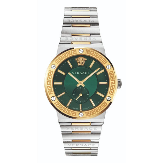 Versace Greca Logo-Vi 41 mm Green Dial Men Analog Watch- VEVI00420