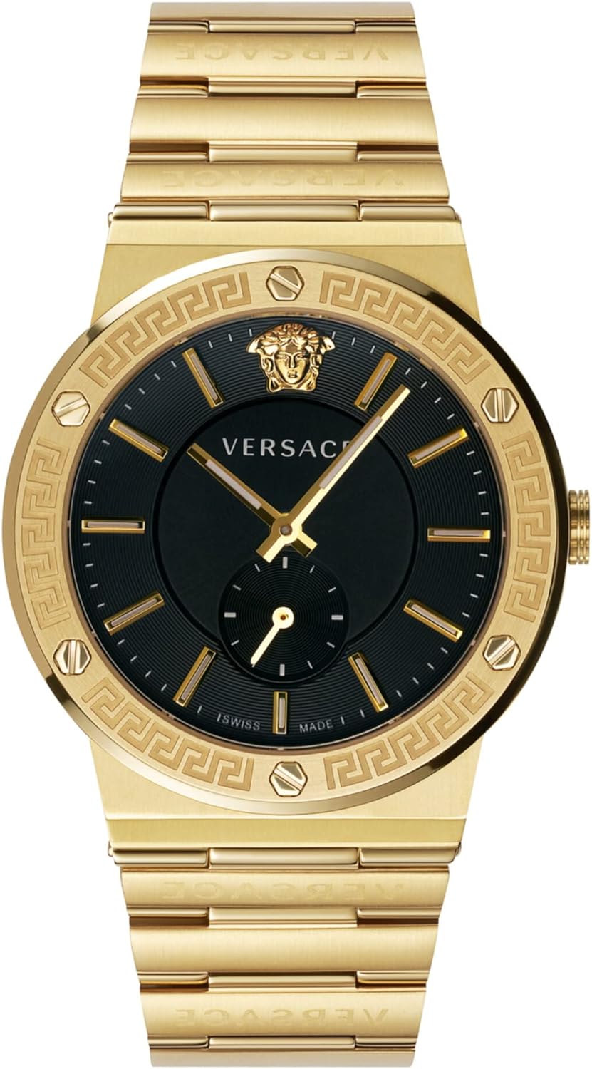 Versace 41 mm Black Dial Analog Men Watch VEVI00821