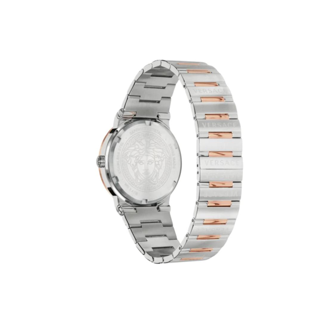 Versace Greca Logo Vi 41 mm Silver Dial Men Analog Watch VEVI00923