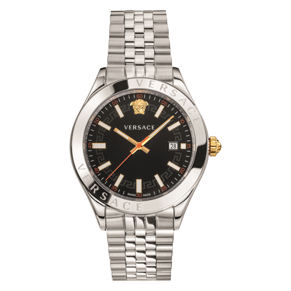 Versace 42 mm Hellen Black Dial Men Watch VEVK00420
