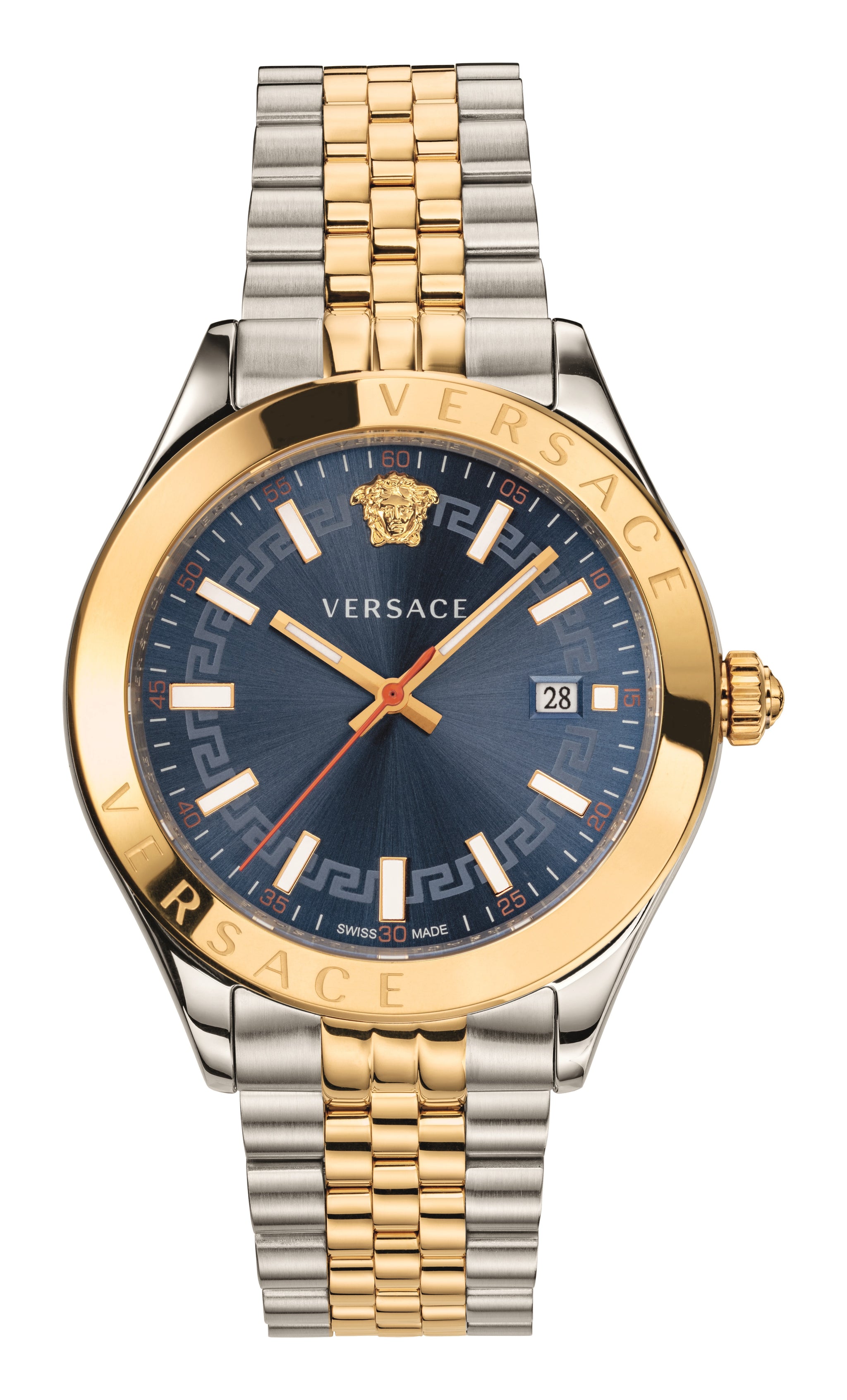 Versace 42 mm Hellen Navy Blue Dial Men Watch VEVK00520