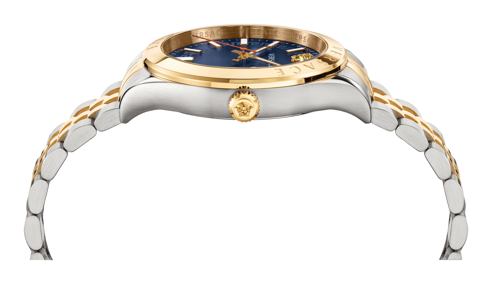 Versace 42 mm Hellen Navy Blue Dial Men Watch VEVK00520