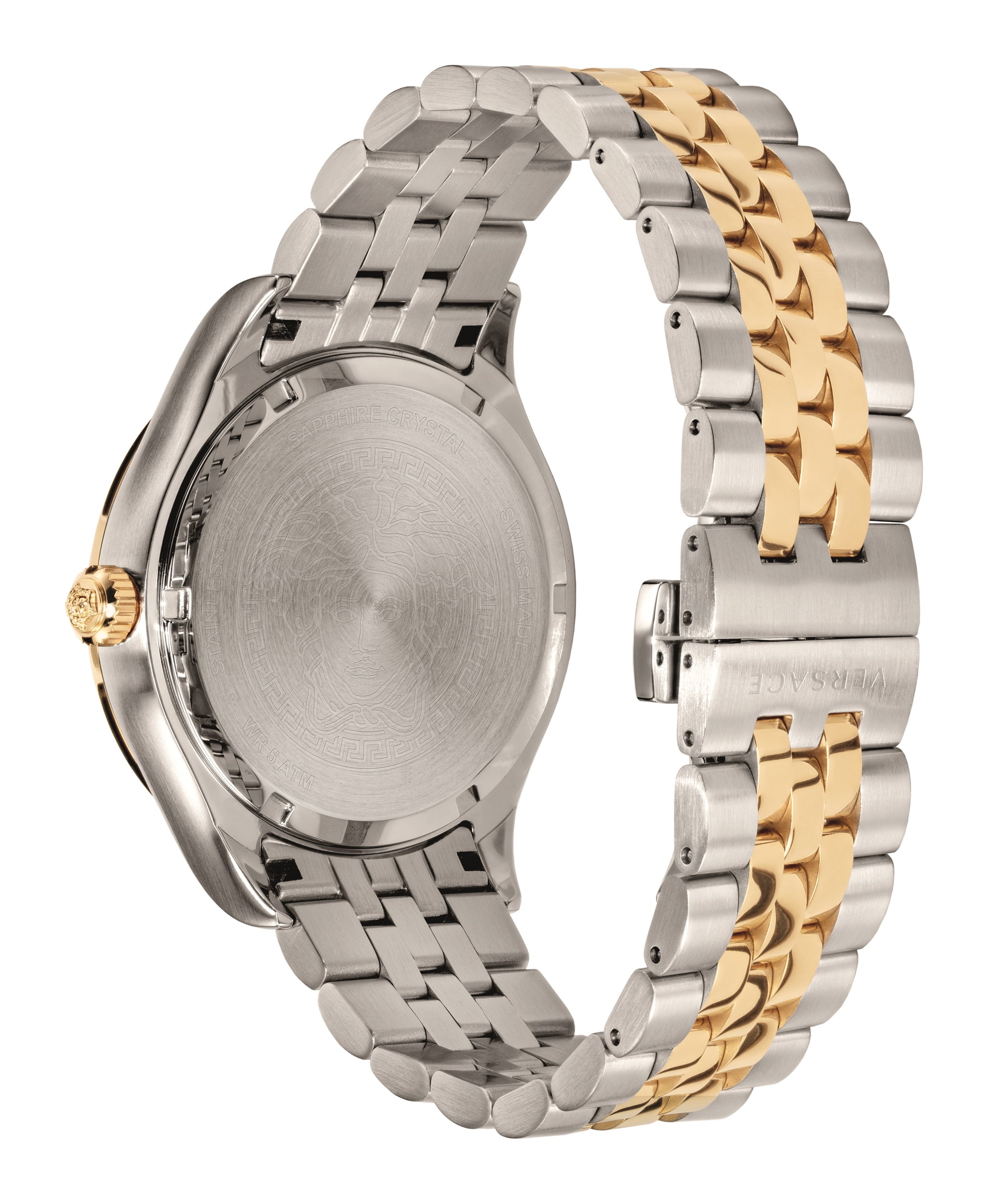 Versace 42 mm Hellen Navy Blue Dial Men Watch VEVK00520