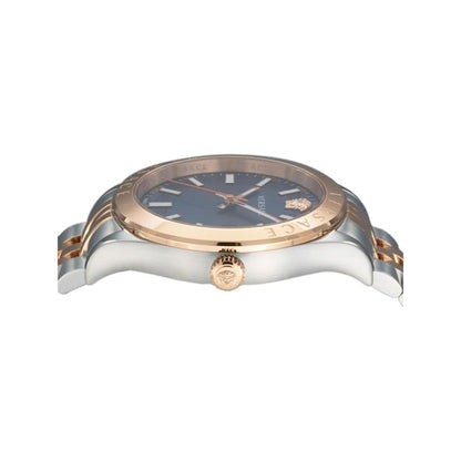 Versace Hellenium-Vk 42 mm Blue Dial Men Analog Watch- VEVK01424
