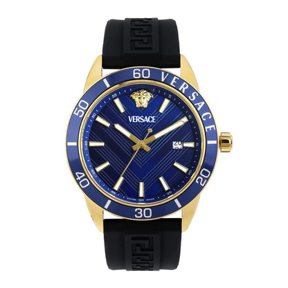 Versace Greca Urban 43 mm Blue Dial Men Analog Watch- VEYCA0224
