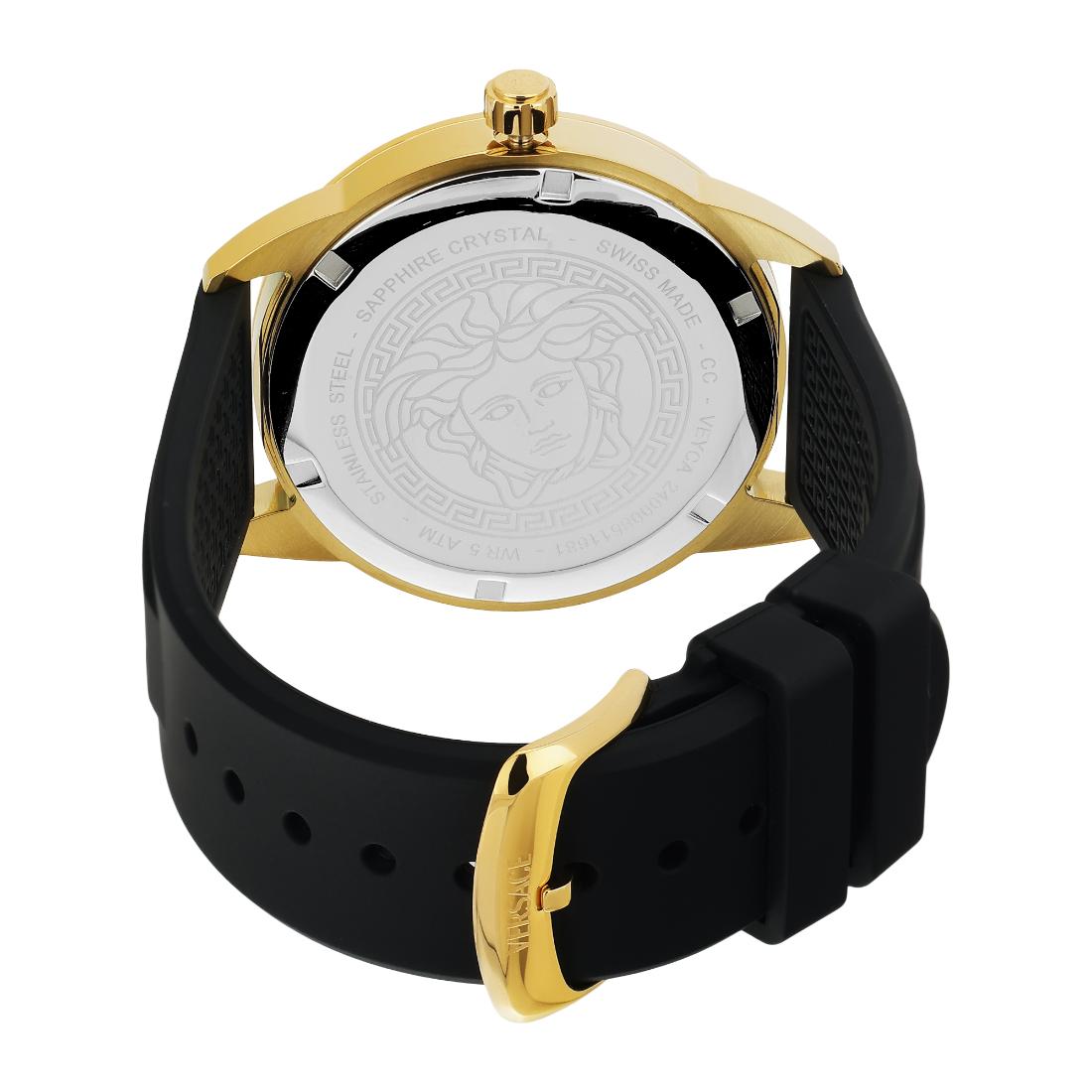 Versace Greca Urban 43 mm Blue Dial Men Analog Watch VEYCA0224