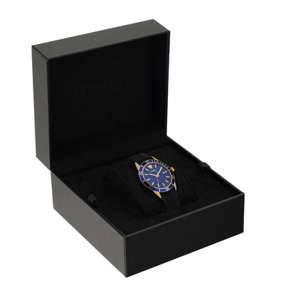 Versace Greca Urban 43 mm Blue Dial Men Analog Watch- VEYCA0224