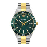Versace Greca Urban 43 mm Green Dial Men Wrist Watch VEYCA0524
