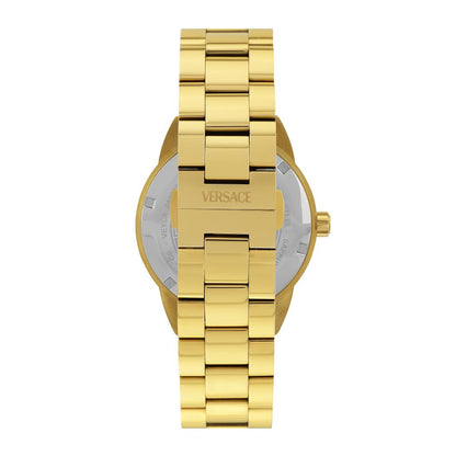 Versace Greca Urban 43 mm Black Dial Men Analog Watch- VEYCA0724