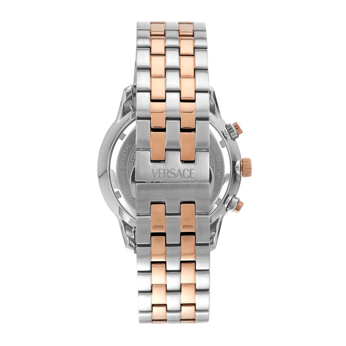 Versace Sport 44 mm Green Dial Men Chrono Watch- VEZCA0424