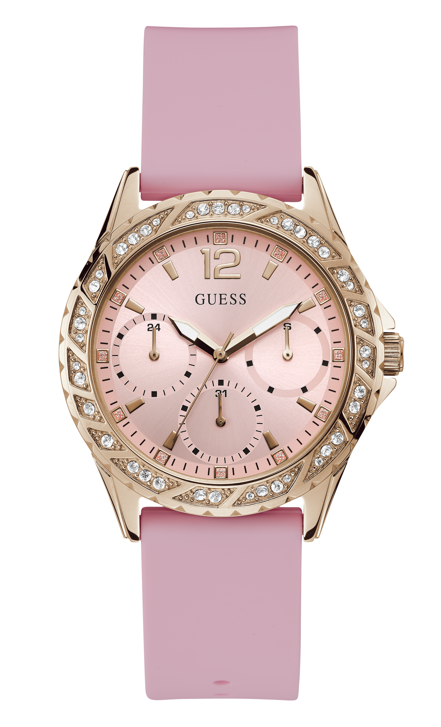 Guess 40 mm Ladies Color Analog Watch W0032L9