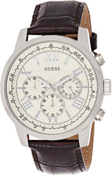 Guess 45 mm Mens Rose Gold/Brown Chronograph Watch W0380G2