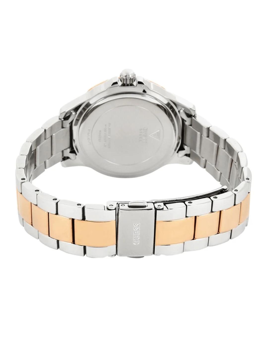 Guess Sport 35 mm Rose Gold-Tone Dial Women Quartz Analog Watch W0443L4