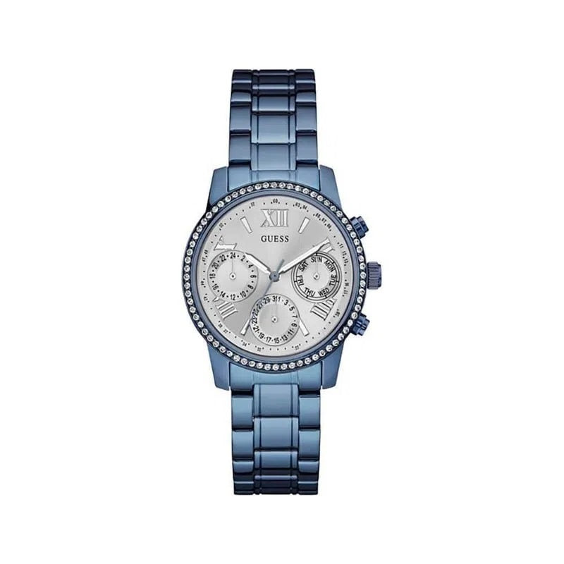 Guess 36 mm Women Silver Dial Analog Watch W0623L4