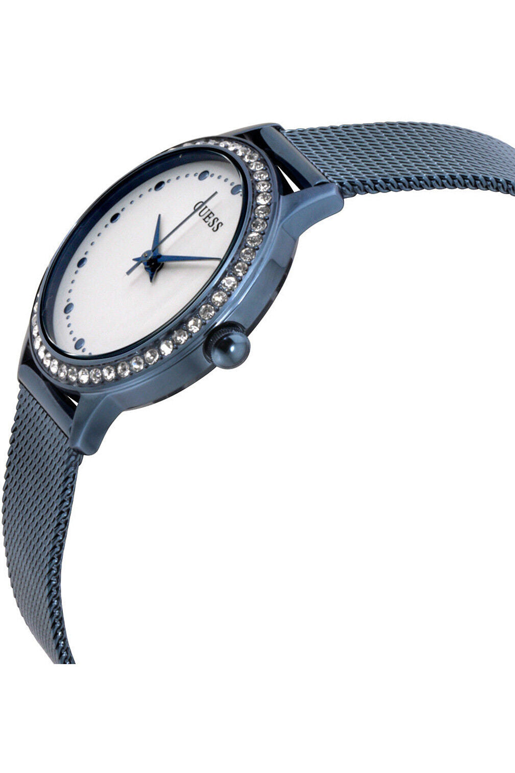 Guess 30 mm Ladies White Analog Watch W0647L4