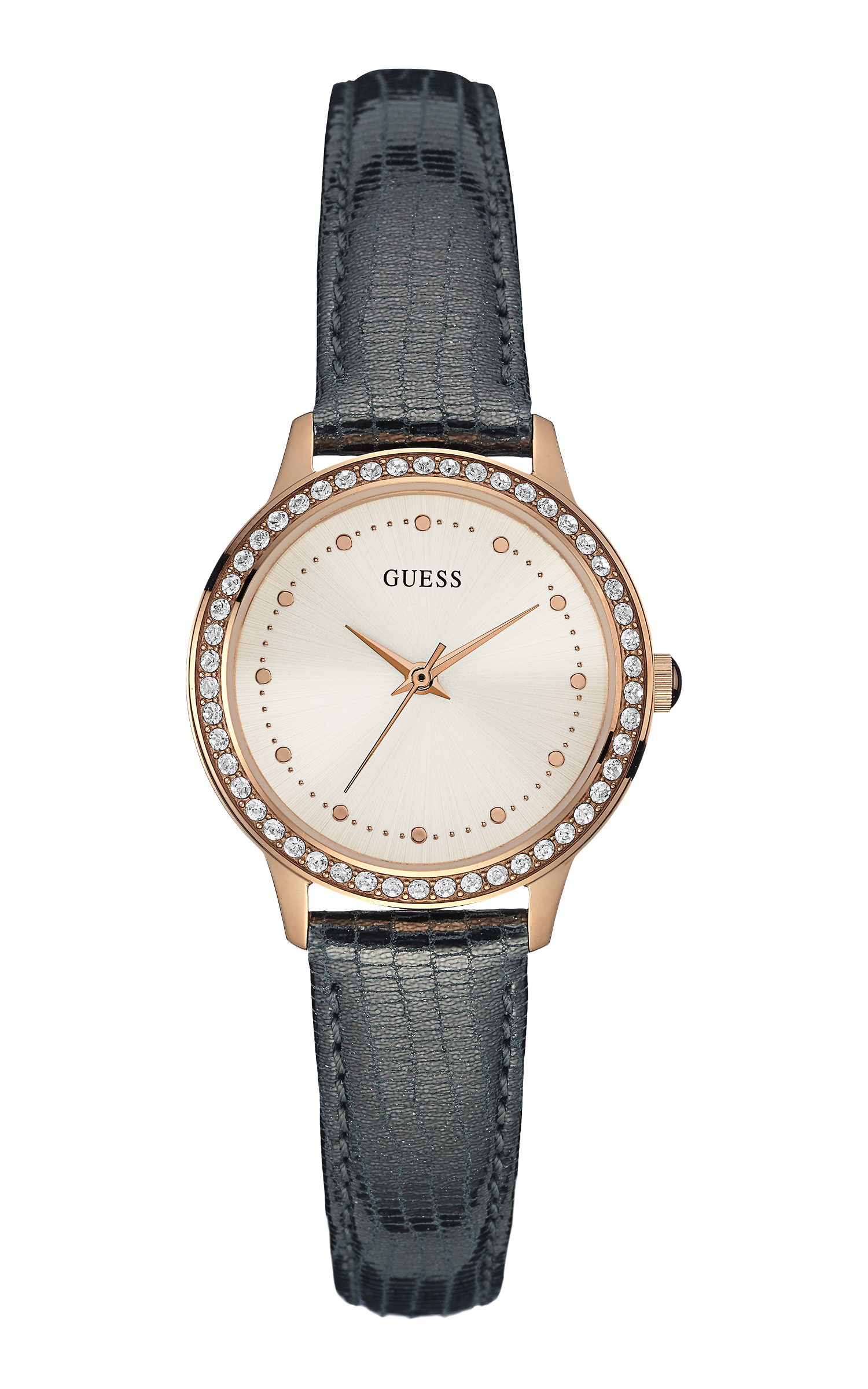 Guess 30 mm Ladies Rose Gold Analog Watch W0648L2