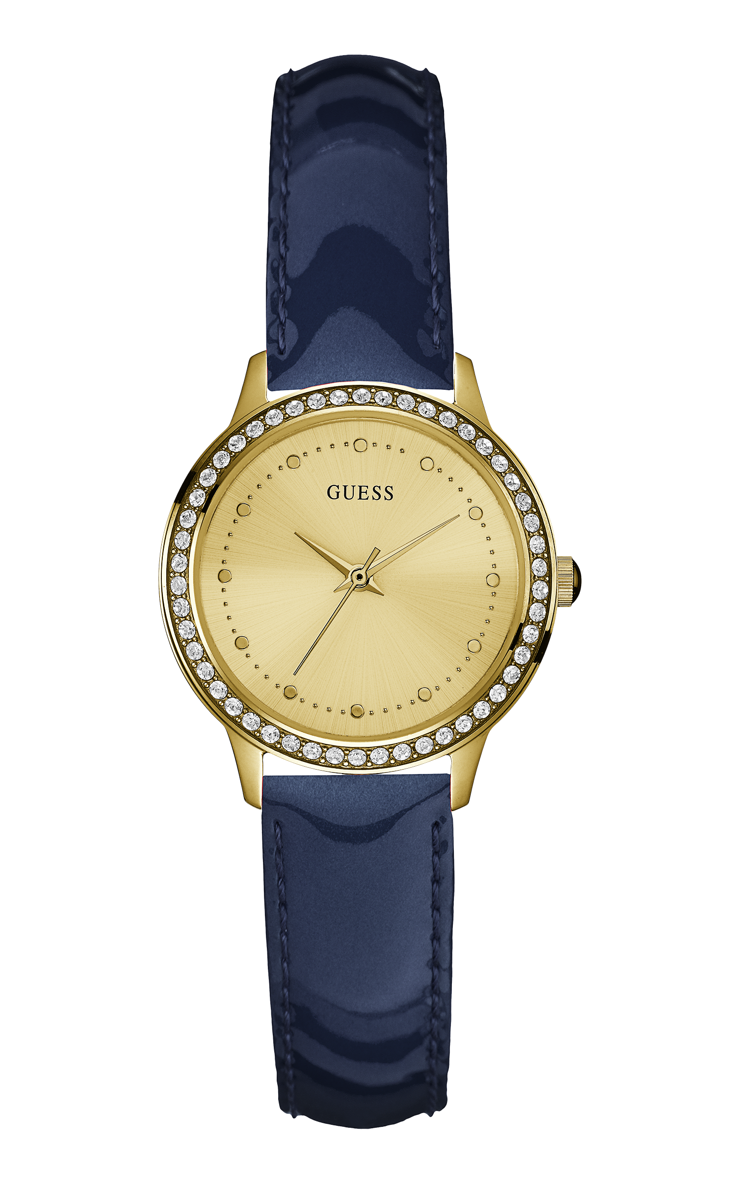 Guess 30 mm Ladies Gold Analog Watch W0648L9