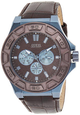 Guess 45 mm Mens Blue Multi function Watch W0674G5