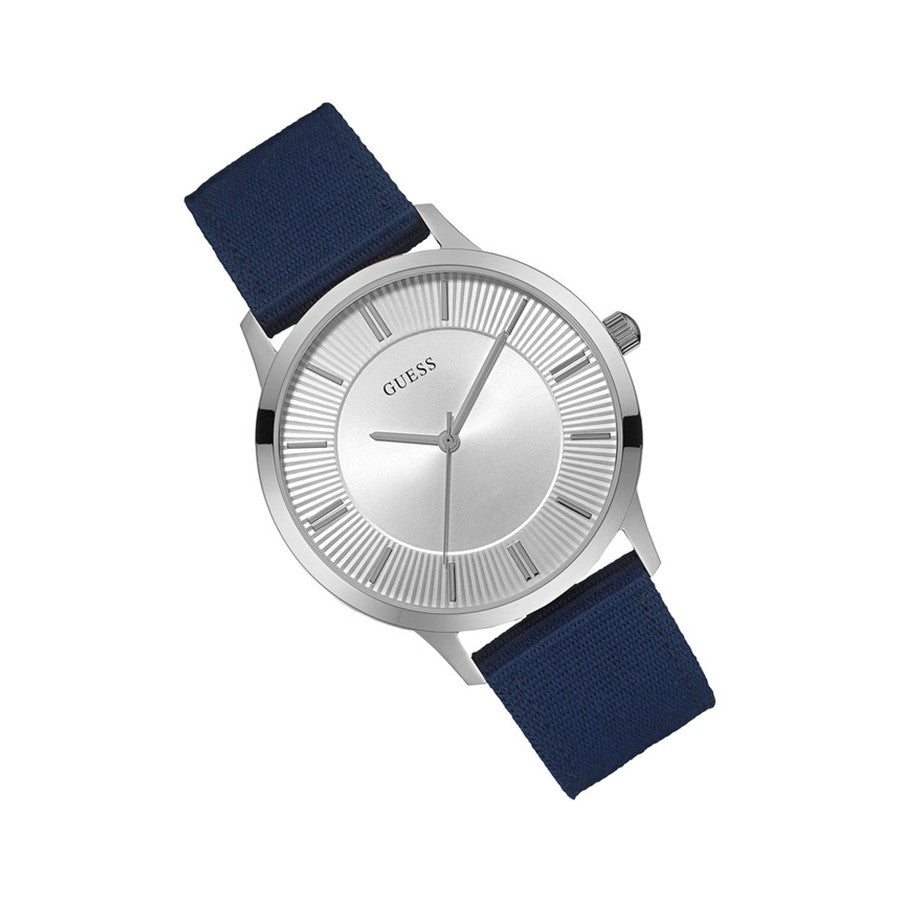 Guess 44 mm Mens Blue Analog Watch W0795G4
