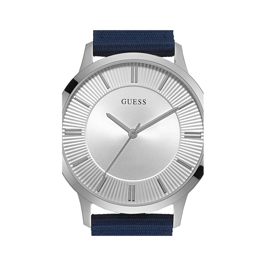 Guess 44 mm Mens Blue Analog Watch W0795G4