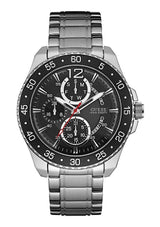Guess 46 mm Mens Silver Multi function Watch W0797G2