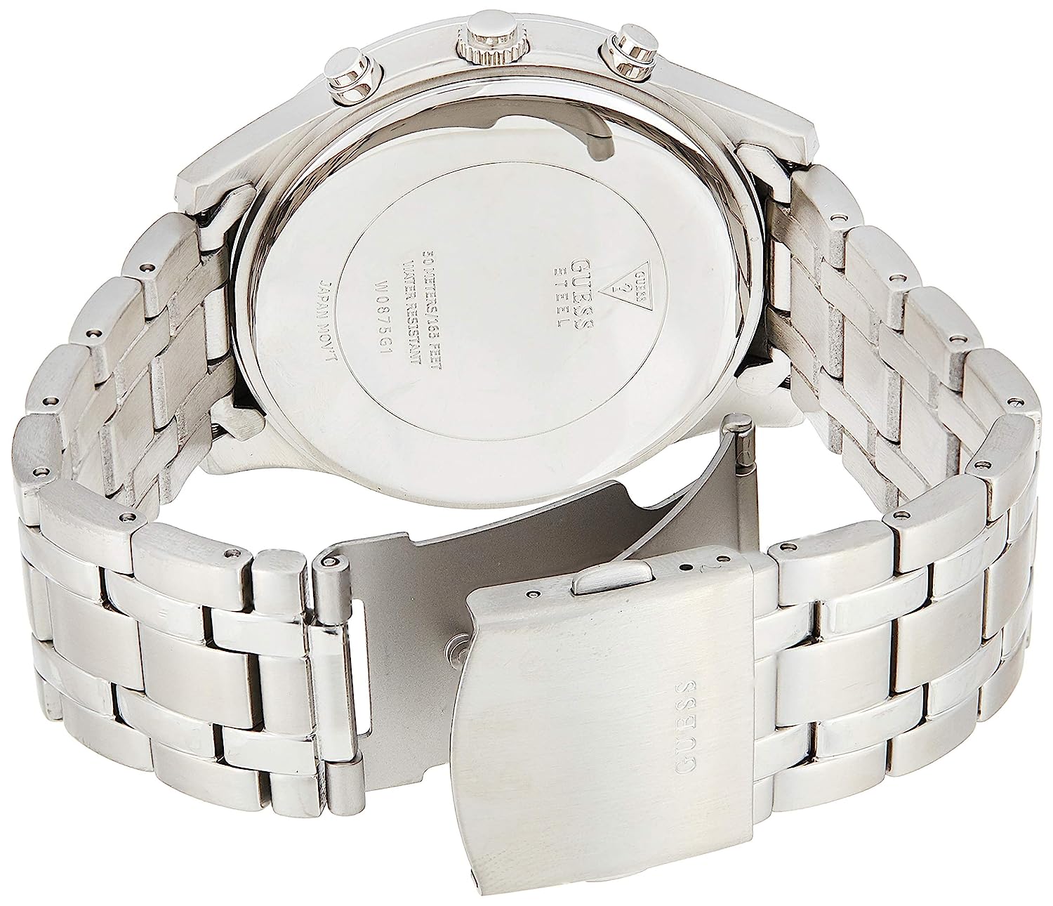 Guess 44 mm Mens Blue Chronograph Watch W0875G1