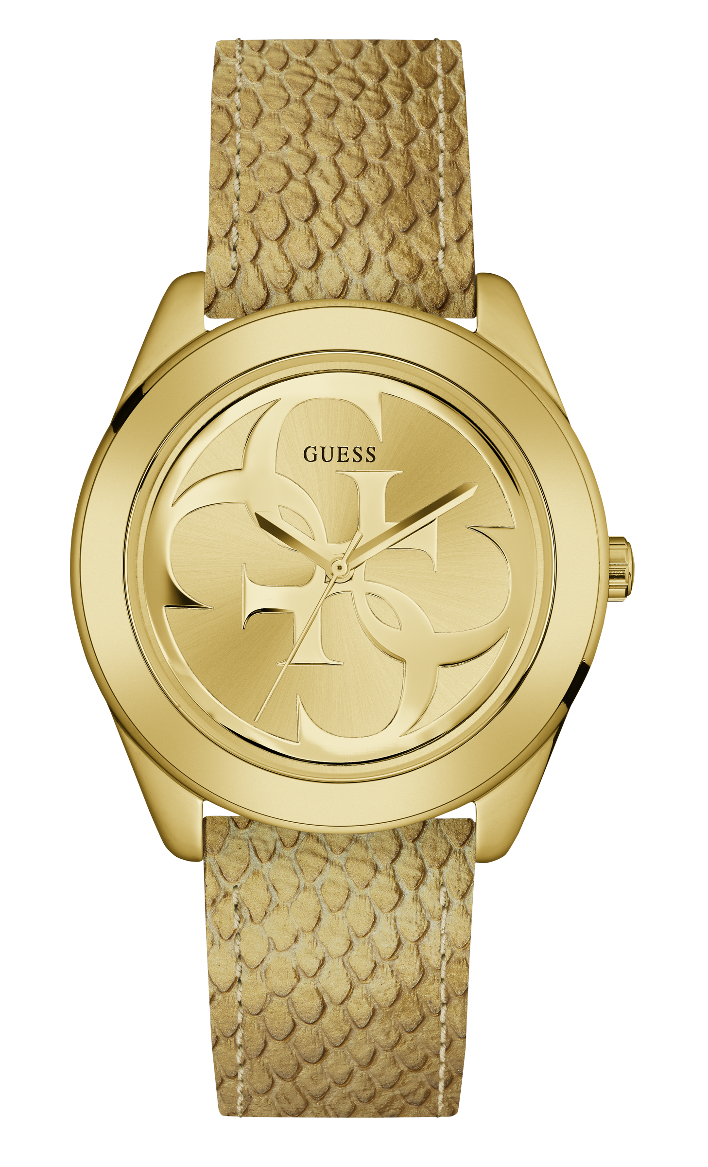 Guess 40 mm Ladies Gold Analog Watch W0895L8