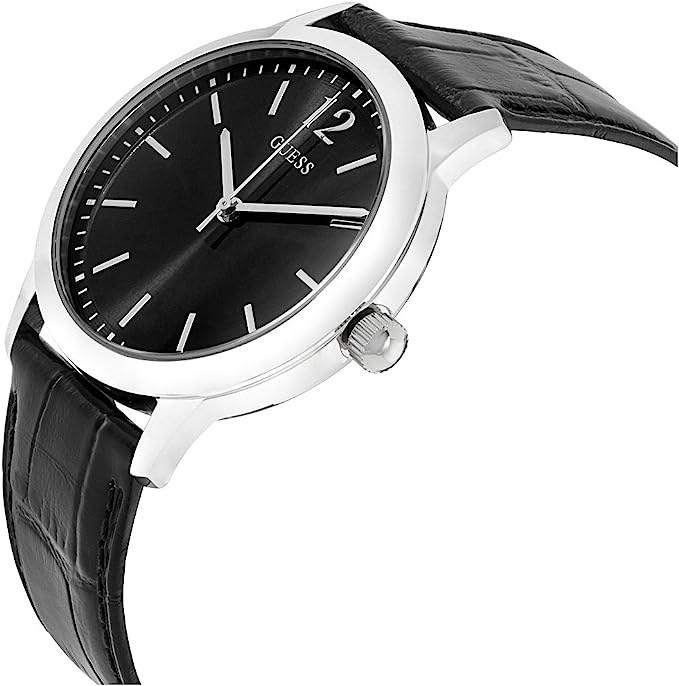 Guess 39 mm Mens Silver Analog Watch W0922G1