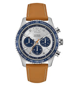 Guess 44 mm Mens Blue Chronograph Watch W0970G1