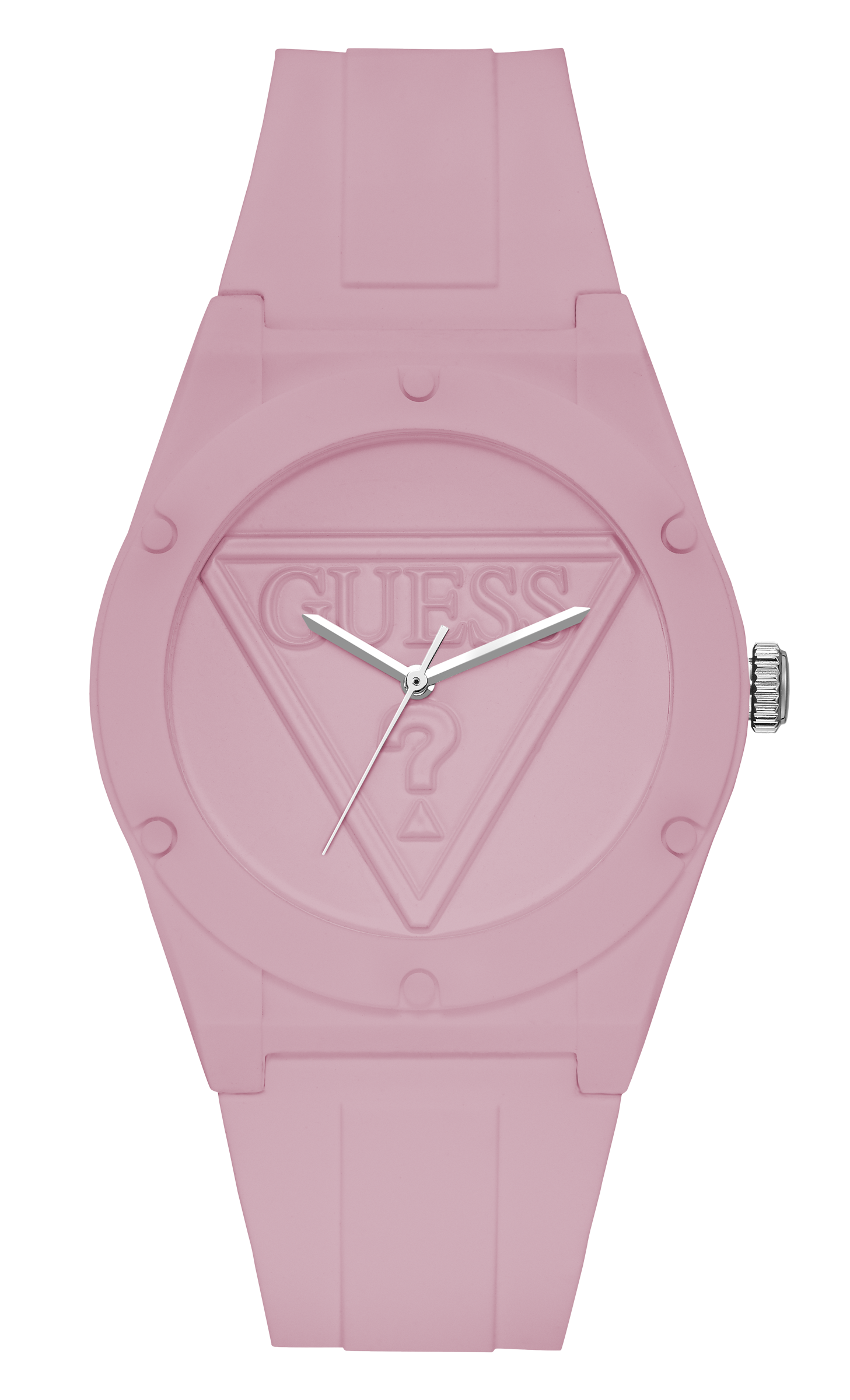 Guess 42 mm Women Pink Dial Analog Watch W0979L5