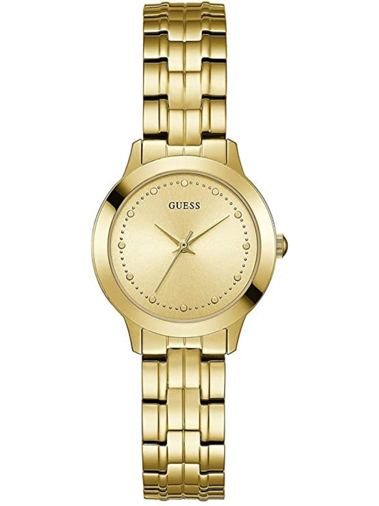 Guess Women Champagne Dial Analog Watch - W0989L2