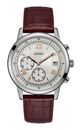 Guess 44 mm Mens Rose Gold/Brown Chronograph Watch W1000G2
