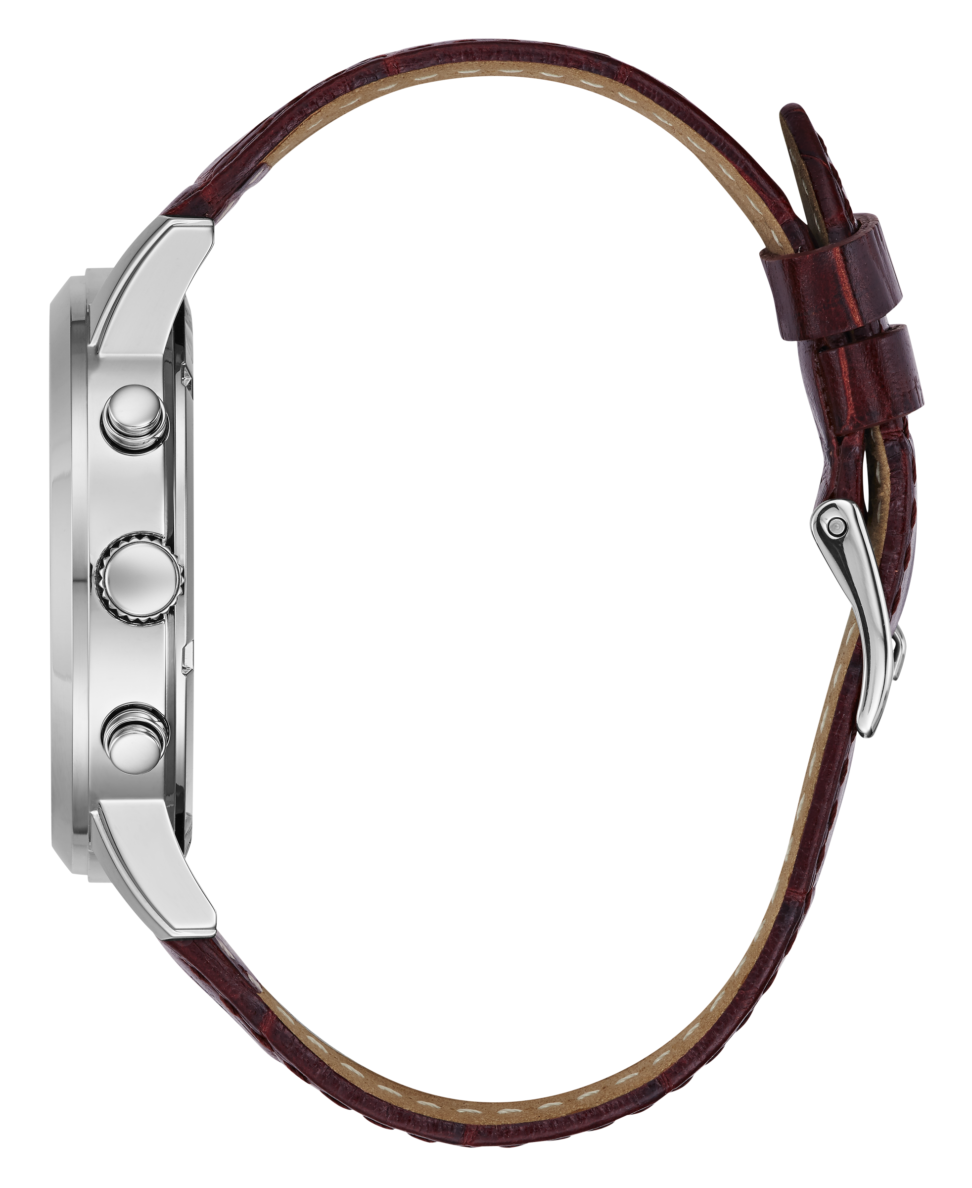 Guess 44 mm Mens Rose Gold/Brown Chronograph Watch W1000G2