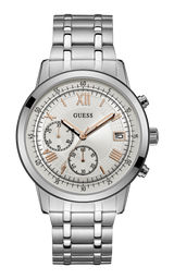 Guess 44 mm Mens Rose Gold/Brown Chronograph Watch W1001G1