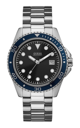 Guess 44 mm Mens Blue Date Watch W1002G1