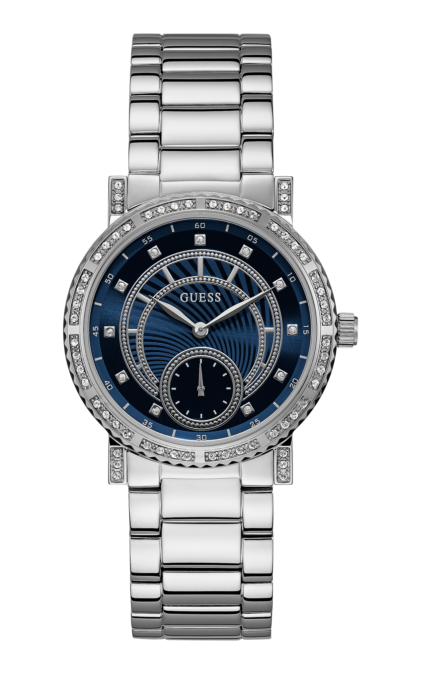 Guess Women Blue Dial Analog Watch - W1006L1