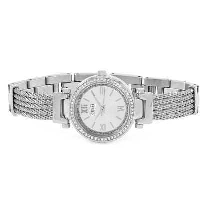 Guess Women Silver Dial Analog Watch - W1009L1