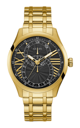 Guess 44 mm Mens Gold Multi function Watch W1043G2